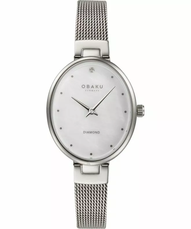 Hodinky dámske Obaku Oval Diamond V312LXCWMC