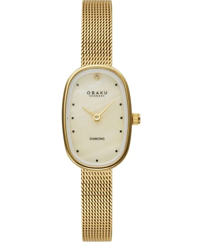 Hodinky dámske Obaku Denmark Diamond V321LXGGMG