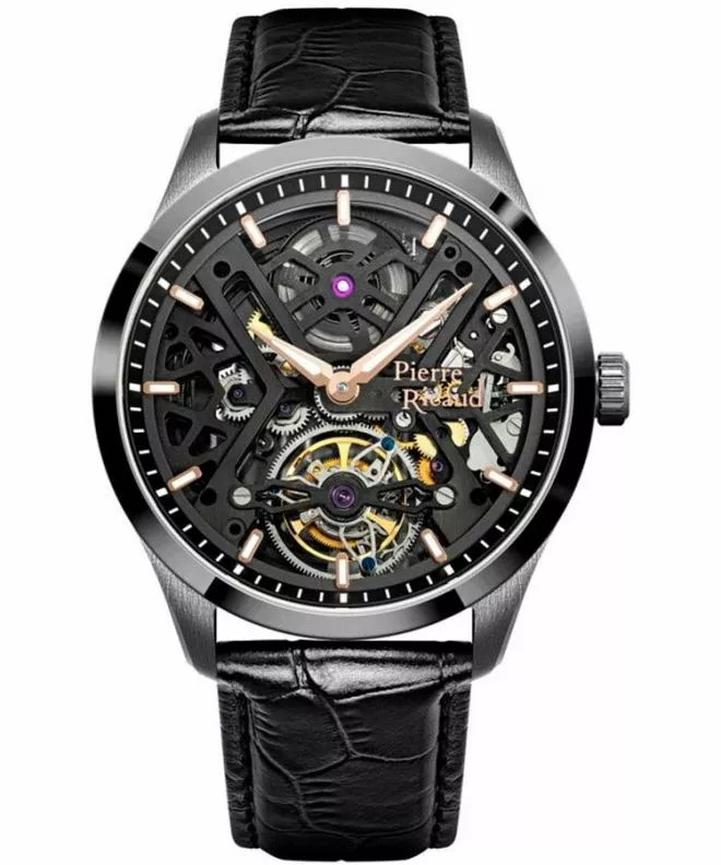 Hodinky pánske Pierre Ricaud Tourbillon Automatic Skeleton P2004.S2R6A