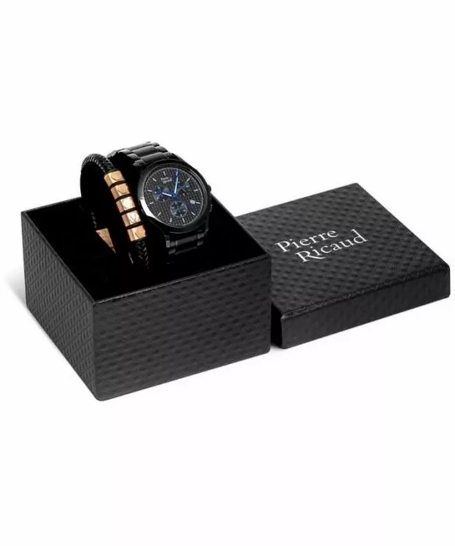 Hodinky pánske Pierre Ricaud Classic Chronograph SET P91099.B114CH619.9.BL