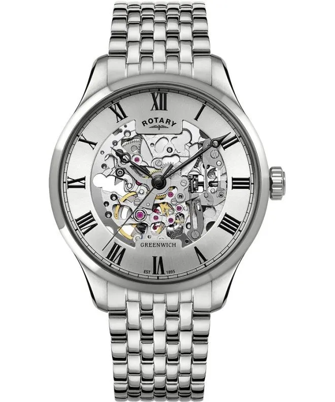 Hodinky pánske Rotary Greenwich Automatic Skeleton GB02940/06