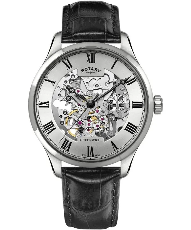 Hodinky pánske Rotary Greenwich Automatic Skeleton GS02940/06