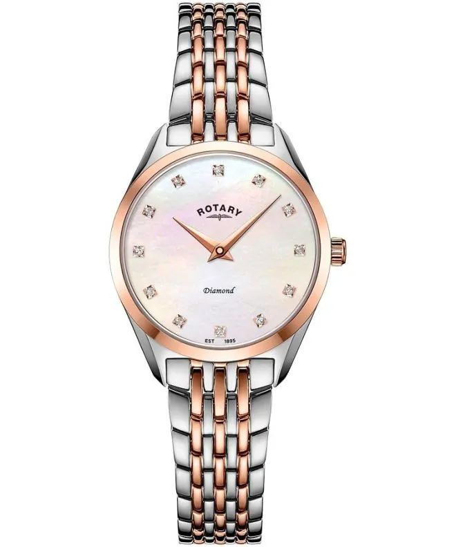 Hodinky dámske Rotary Ultra Slim Diamond LB08012/41/D