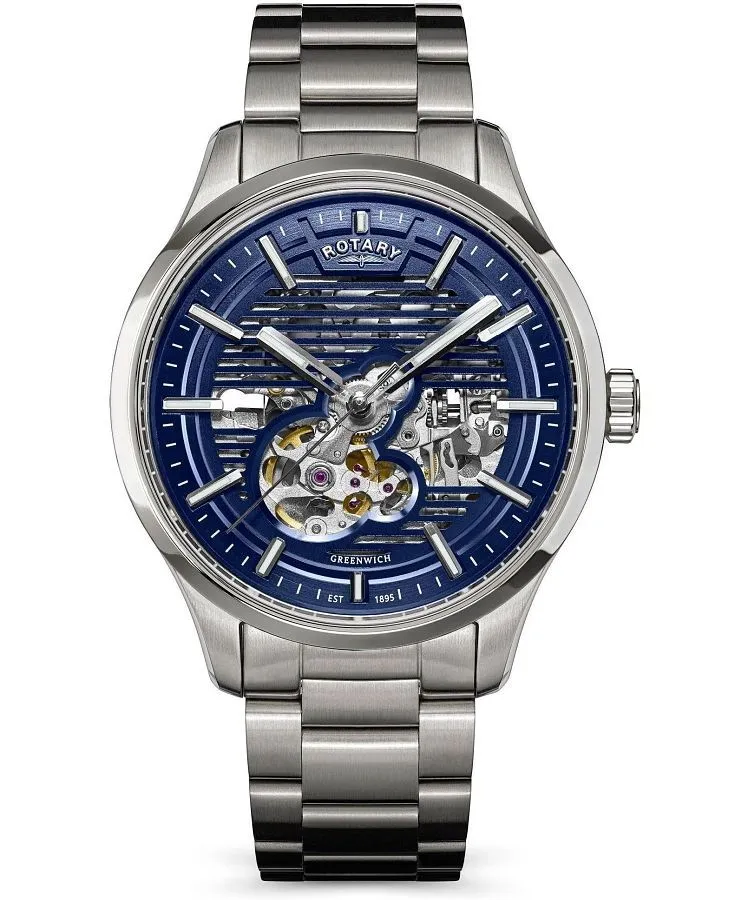 Hodinky pánske Rotary Greenwich Automatic Skeleton RGB10073/05