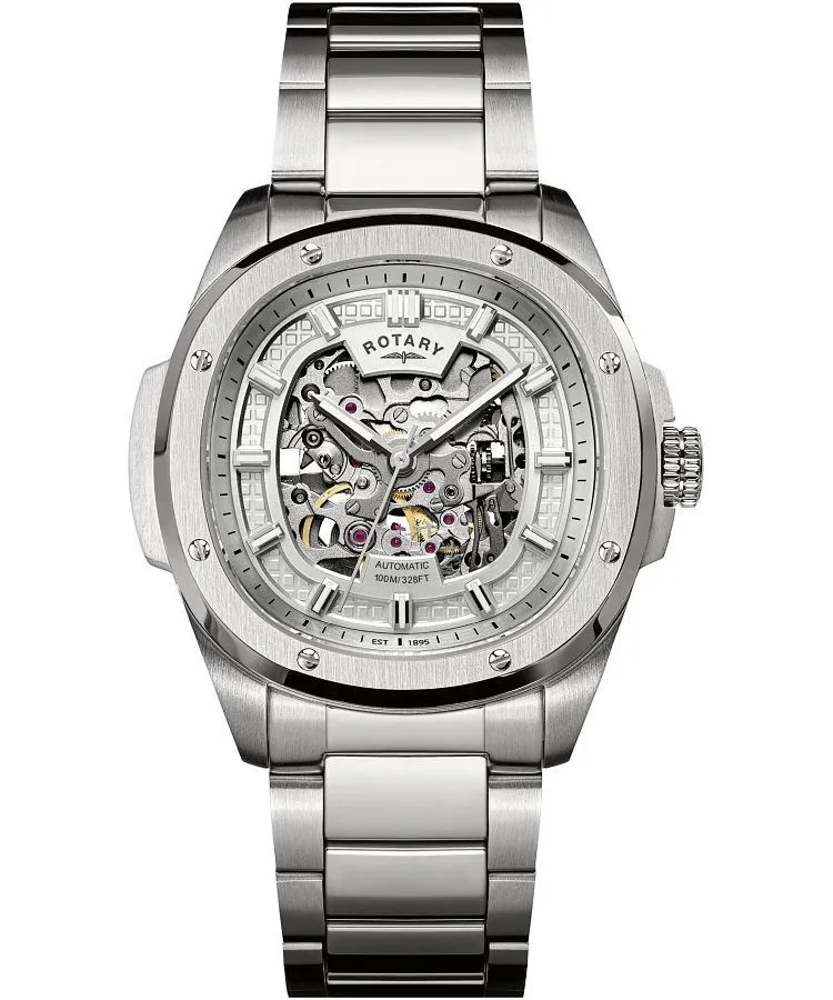 Hodinky pánske Rotary Apex100 Automatic Skeleton RGB10079/06