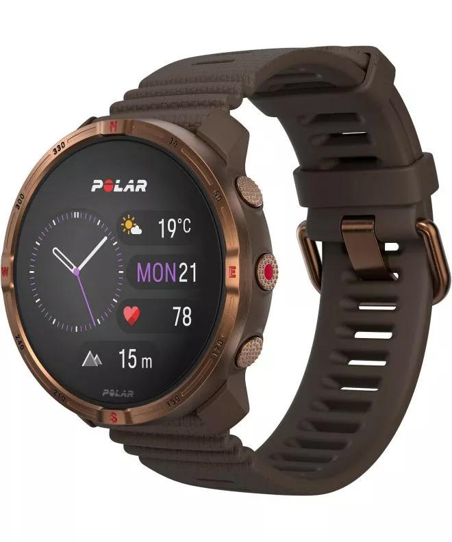 Športové Hodinky unisex Polar Grit X2 Brown Copper 725882069203