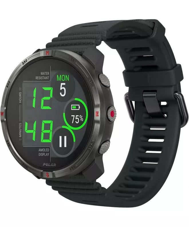 Športové Hodinky unisex Polar Grit X2 Night Black 725882069197