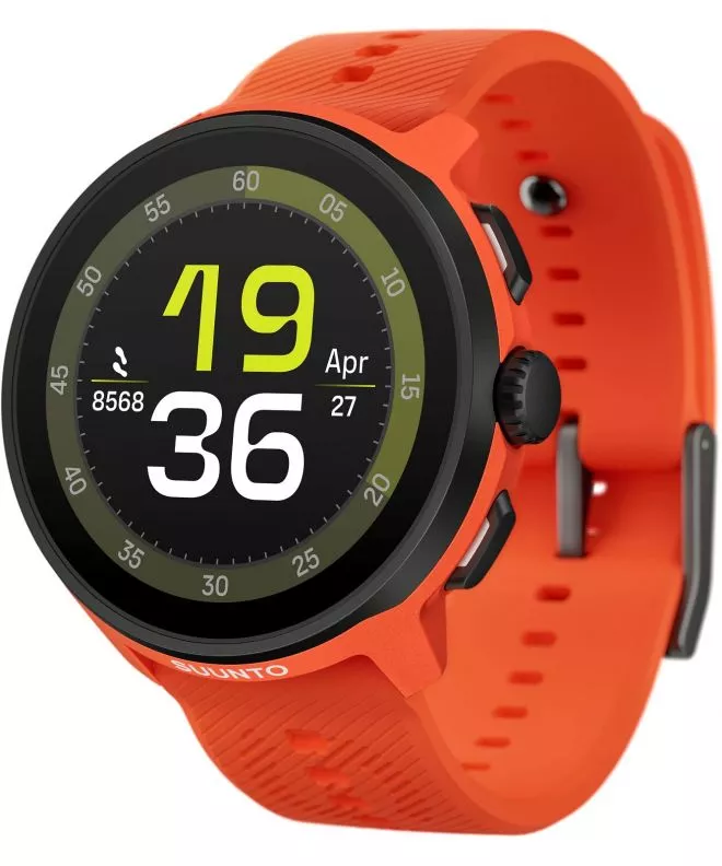 Športové Hodinky Suunto Run Coral Orange Silicone Strap SS051275000