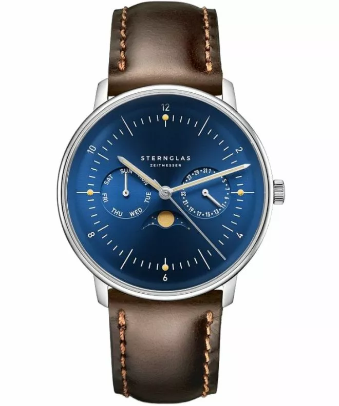 Hodinky pánske Sternglas Naos Moonphase S01-NM06-BR03