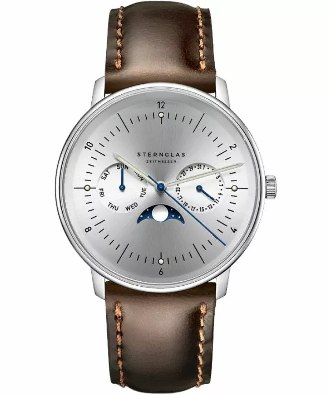 Hodinky pánske Sternglas Naos Moonphase S01-NM52-BR03