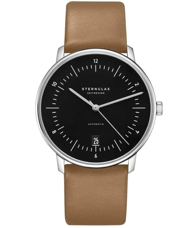 Hodinky pánske Sternglas Naos Piano Black Automatic S02-NA53-PR01