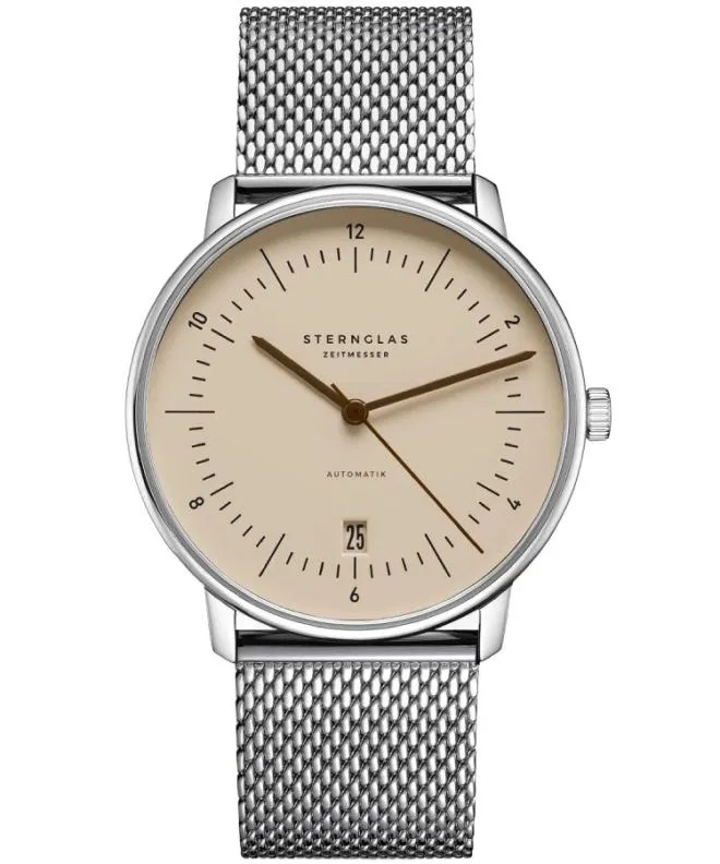 Hodinky pánske Sternglas Naos Sand Brown Automatic S02-NA54-MI04