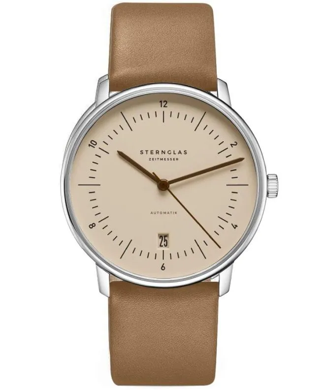 Hodinky pánske Sternglas Naos Sand Brown Automatic S02-NA54-PR01