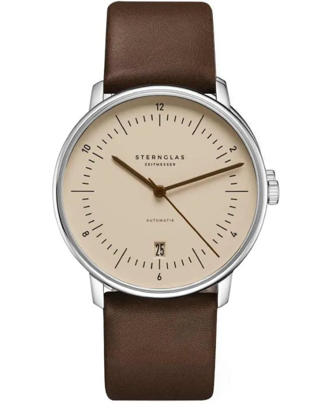 Hodinky pánske Sternglas Naos Sand Brown Automatic S02-NA54-PR04