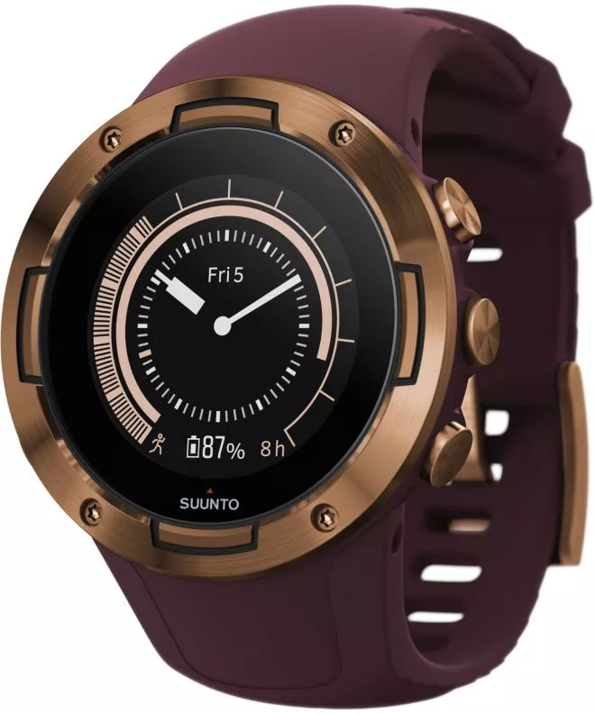 Smart Hodinky Unisex Suunto 5 Burgundy Copper Wrist HR GPS SS050301000