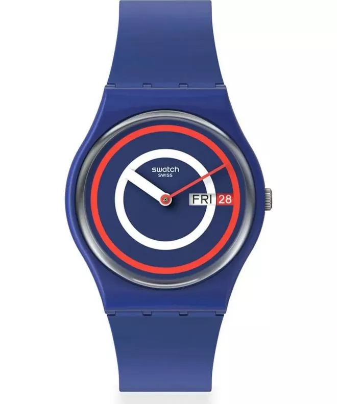 Hodinky Unisex Swatch Blue to Basics SO28N703