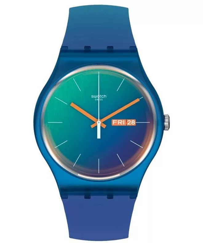 Hodinky Unisex Swatch Fade to Teal SO29N708