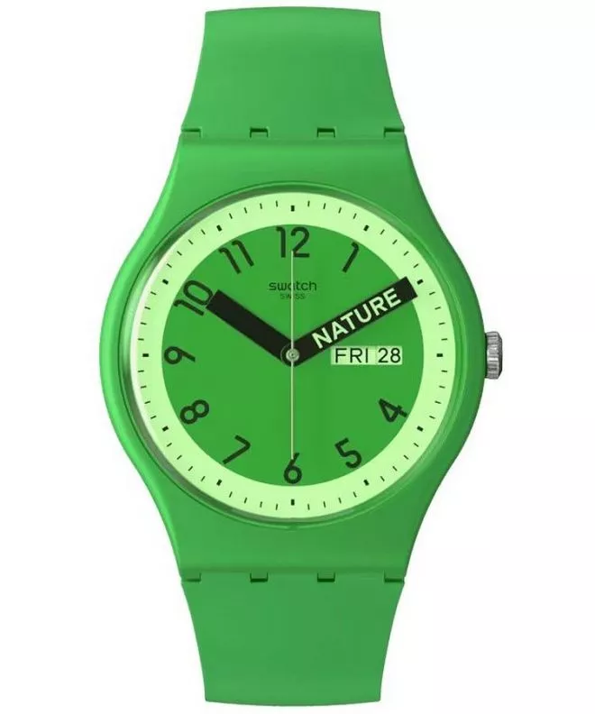 Hodinky Unisex Swatch Proudly Green SO29G704