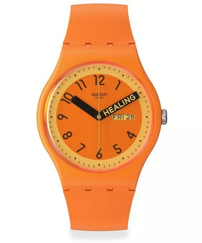 Hodinky Unisex Swatch Proudly Orange SO29O700