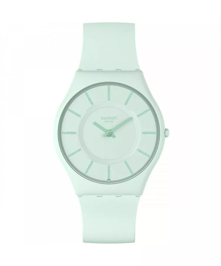 Hodinky Unisex Swatch Skin Turquoise Lightly SS08G107