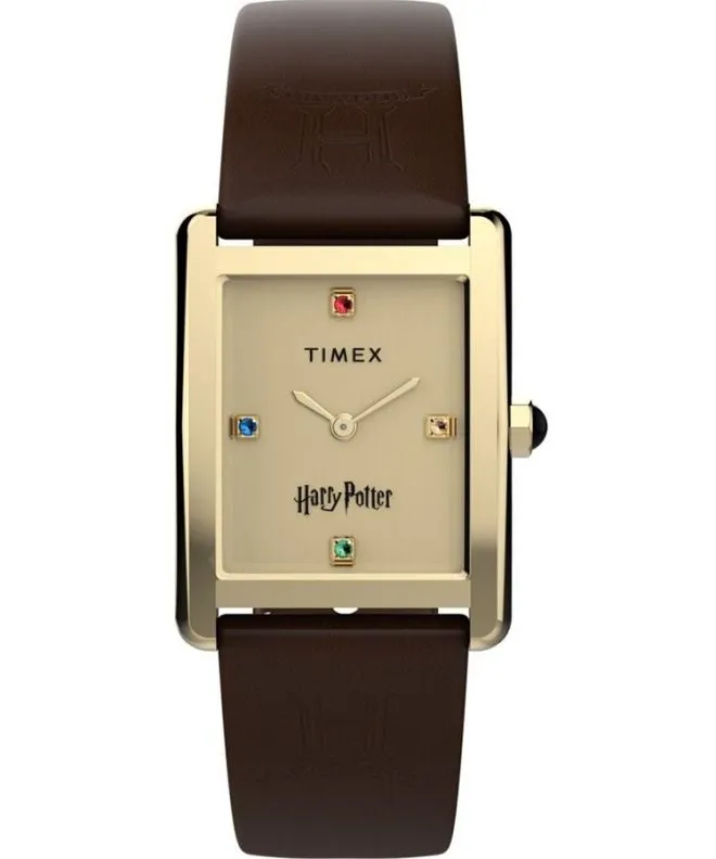 Hodinky dámske Timex Harry Potter X Hailey Hogwarts 24mm Leather Strap TW2Y75700