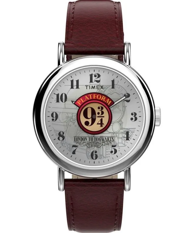 Hodinky unisex Timex Harry Potter X Weekender Platform 9 3/4 37mm Leather Strap TW2Y76200