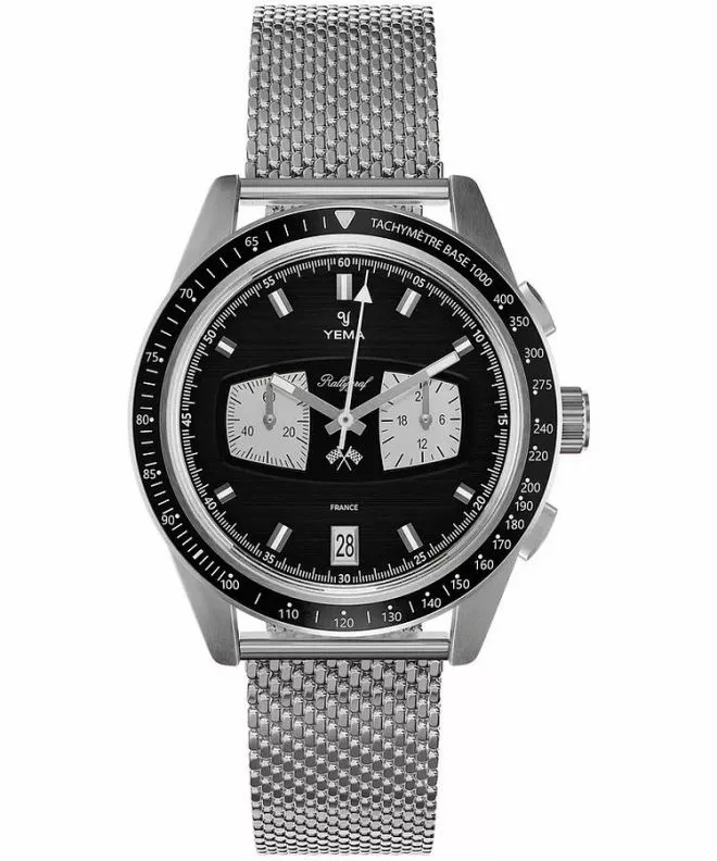 Hodinky pánske Yema Rallygraf Reverse Panda II Chronograph YMHF1584-AM
