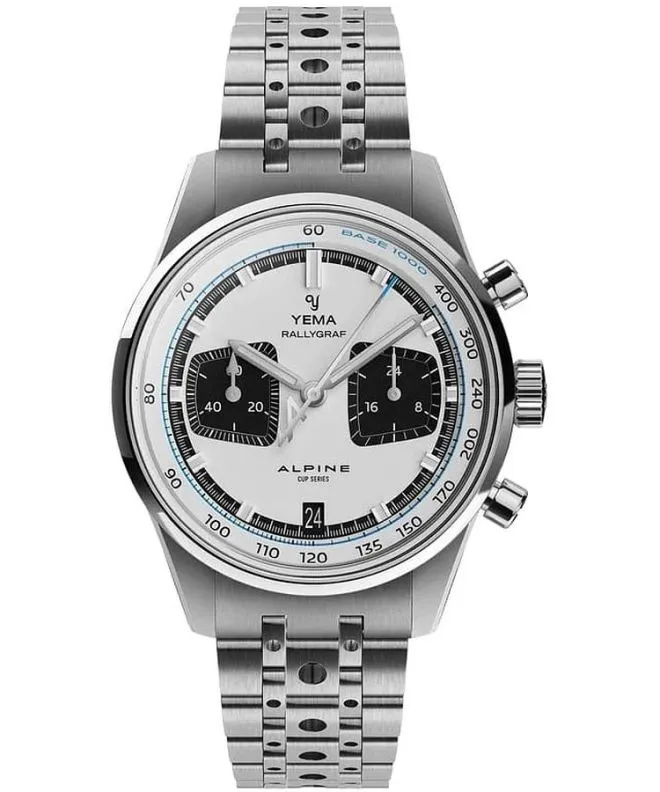 Hodinky pánske Yema Rallygraf Alpine Cup Series Chronograph YMHF1589ALP-BM