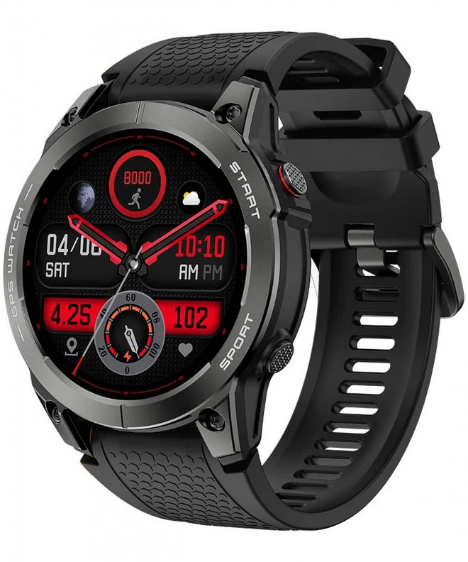 Smart hodinky unisex Manta Activ X GPS Black SET