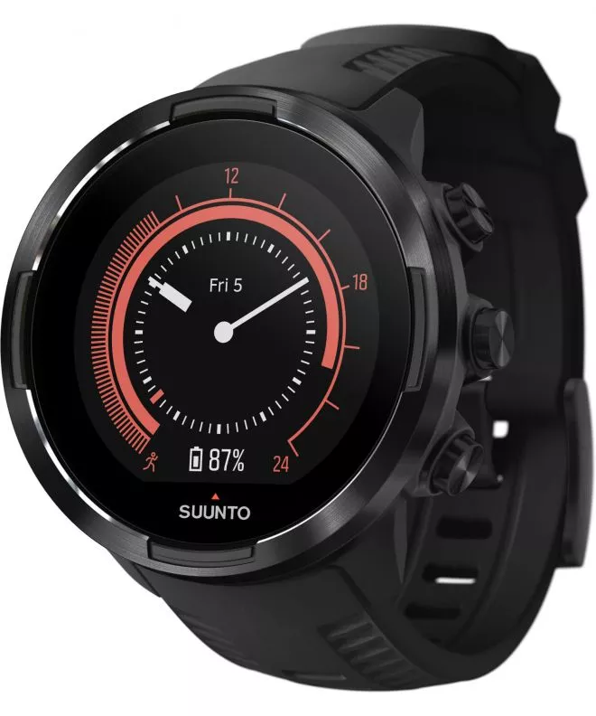 Smart Hodinky Unisex Suunto 9 Baro All Black Wrist HR GPS SS050019000