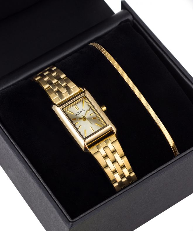 Hodinky dámske BOWA Paris Full-Gold Steel 20 Gift Set PS194-44-144S-419-03