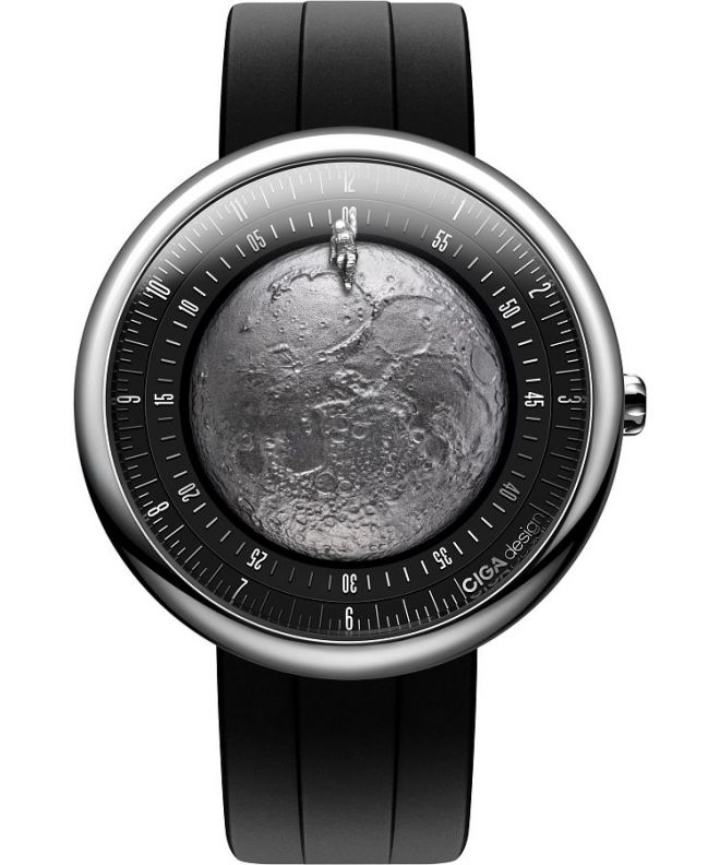 Hodinky pánske Ciga Design U Series Moon Walker Automatic Titanium GPHG 2021 U055-TIGR-6B