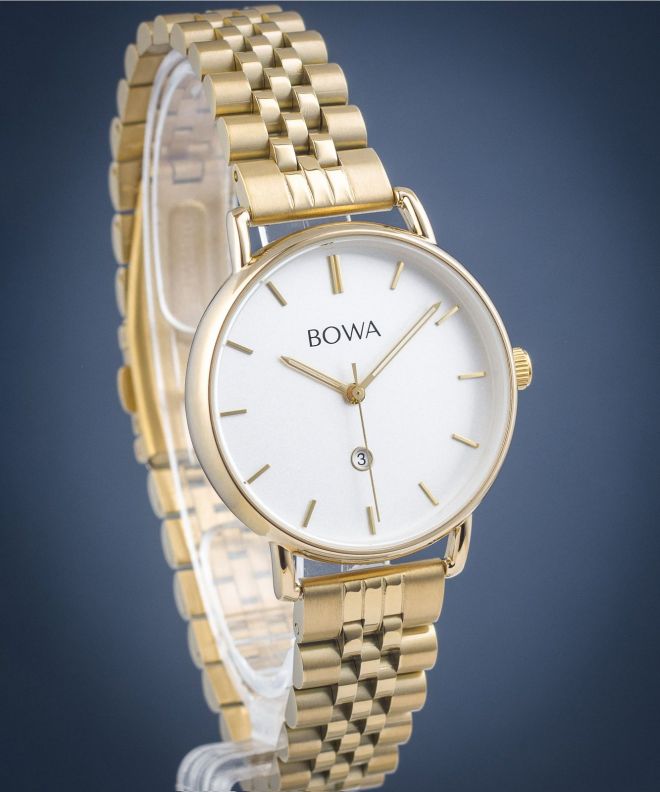 Hodinky dámske BOWA Milan White Gold Steel 34 MI344-24-164S