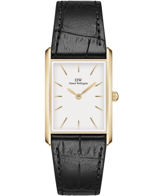 Hodinky dámske Daniel Wellington Bound Black Crocodile Gold 22 DW00100740