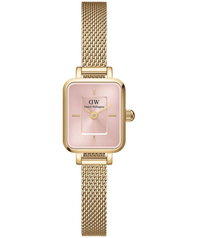 Hodinky dámske Daniel Wellington Quadro Mini Evergold Blush 15 DW00100655