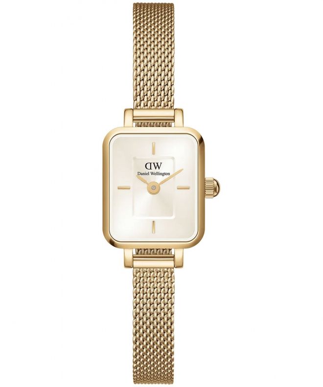 Hodinky dámske Daniel Wellington Quadro Mini Evergold Champagne 15 DW00100656