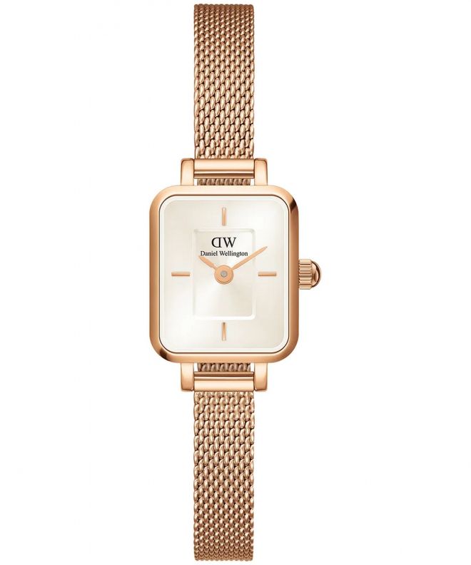 Hodinky dámske Daniel Wellington Quadro Mini Melrose Champagne 15 DW00100651