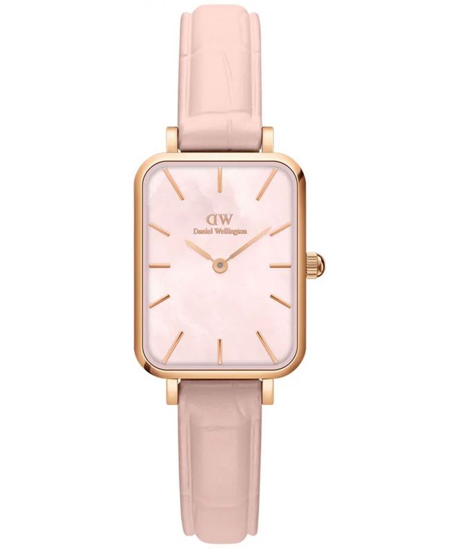 Hodinky dámske Daniel Wellington Quadro Pressed Rouge 20 DW00100508