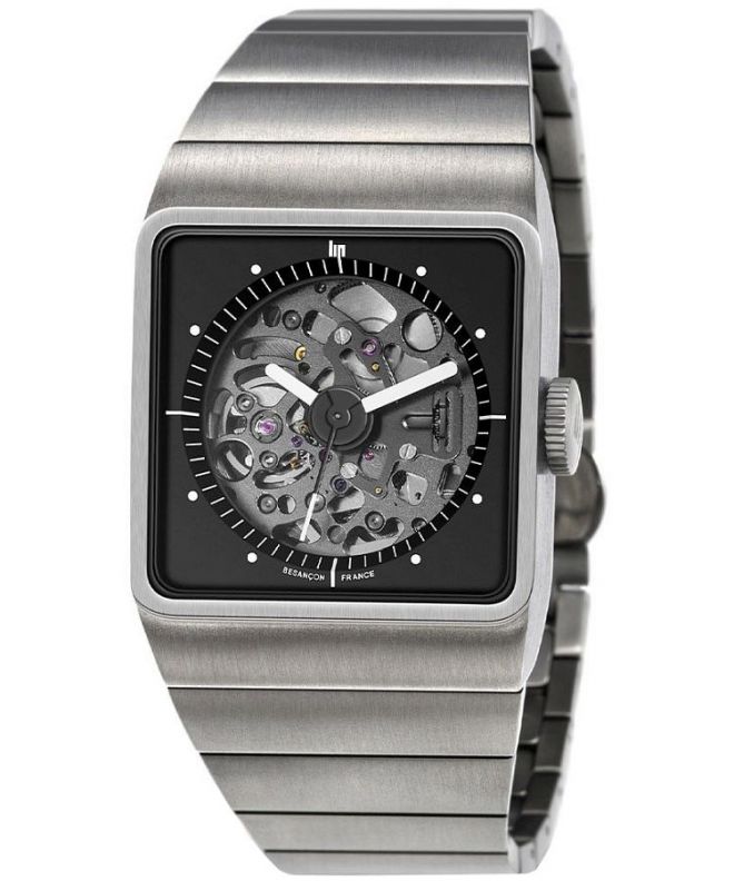 Hodinky dámske Lip Big TV Titanium Automatic Skeleton 671656