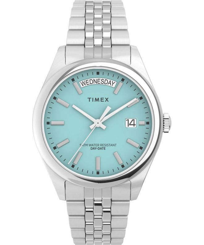 Hodinky dámske Timex Legacy Day and Date Tiffany Blue TW2V68400