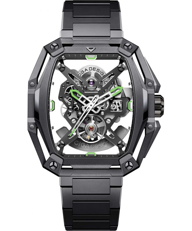 Hodinky pánske Ciga Design Z Series Hunter Skeleton Automatic Z035-GG01-W1G