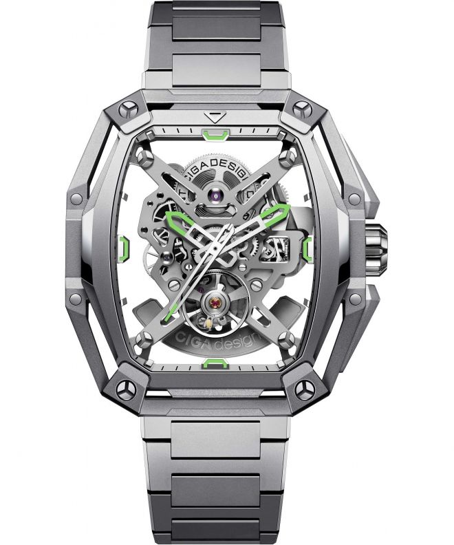 Hodinky pánske Ciga Design Z Series Hunter Skeleton Automatic Z035-SS01-W1S