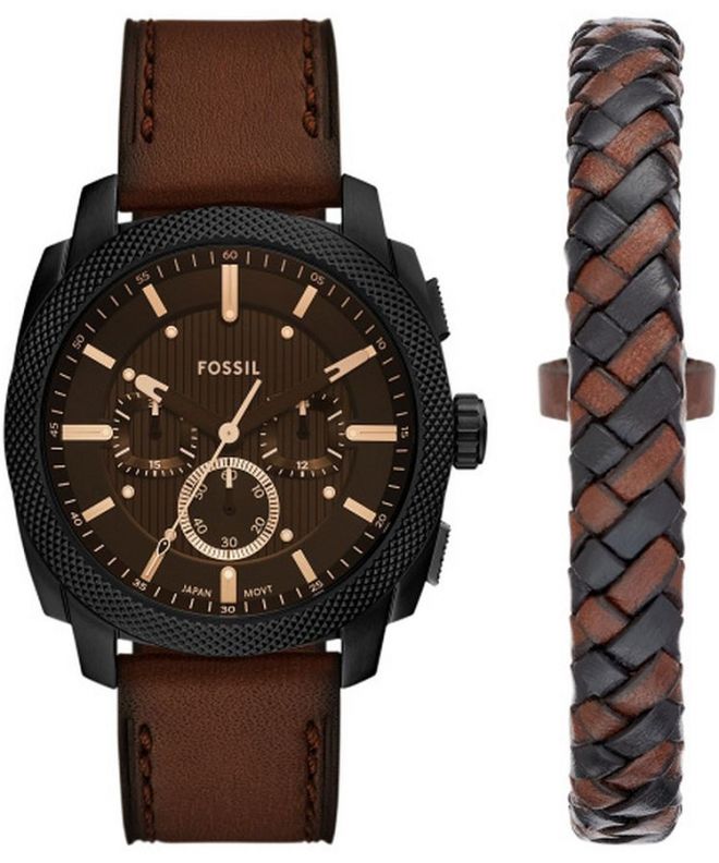 Hodinky pánske Fossil Machine Chronograph SET FS6102SET