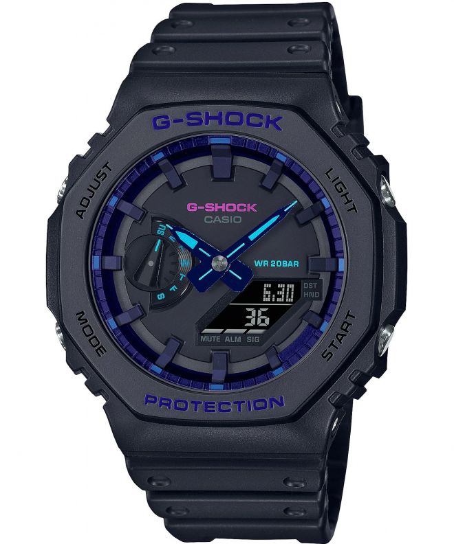 Hodinky pánske Casio G-Shock Octagon Carbon Core Guard GA-2100VB-1AER