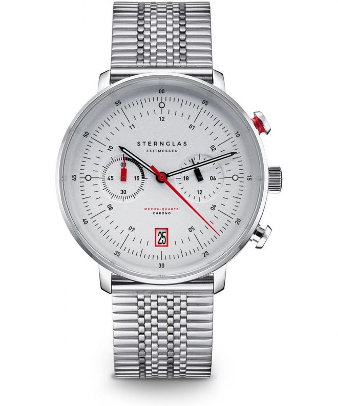 Hodinky pánske Sternglas Hamburg Mecha-Quartz Chrono S01-HC10-ME08