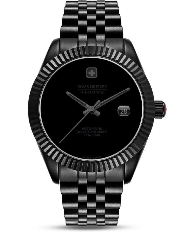 Hodinky pánske Swiss Military Hanowa Dark Night Automatic SMWGL0005530