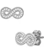 Náušnice Fossil Infinity Sterling