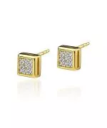 Náušnice Bonore - Zlato 585 - Diamant 0,15 ct