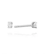 Náušnice Bonore - Biele Zlato 585 - Diamant 0,04 ct