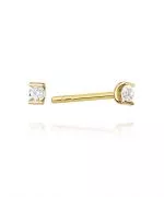Náušnice Bonore - Zlato 585 - Diamant 0,04 ct